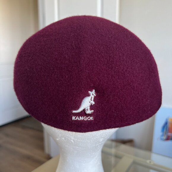 Kangol Burgundy Wool Cap - Picture 3 of 5